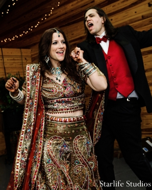 indian wedding bride groom dance