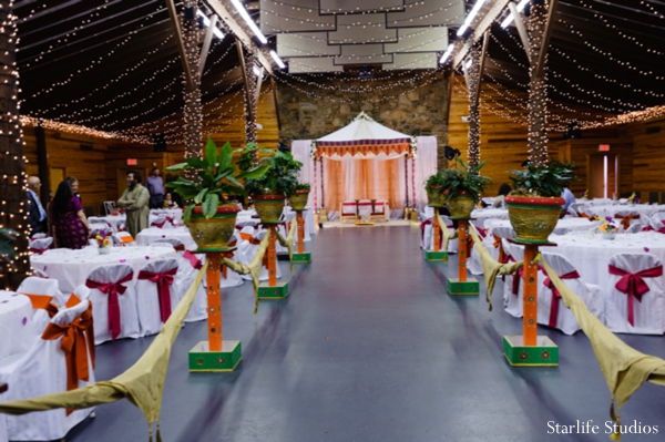 indian wedding reception venue tables