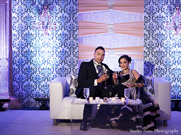 indian wedding reception portraits