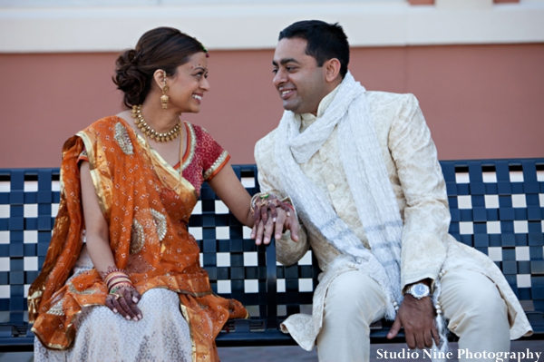 indian-wedding-bride-groom-portrait-outdoors