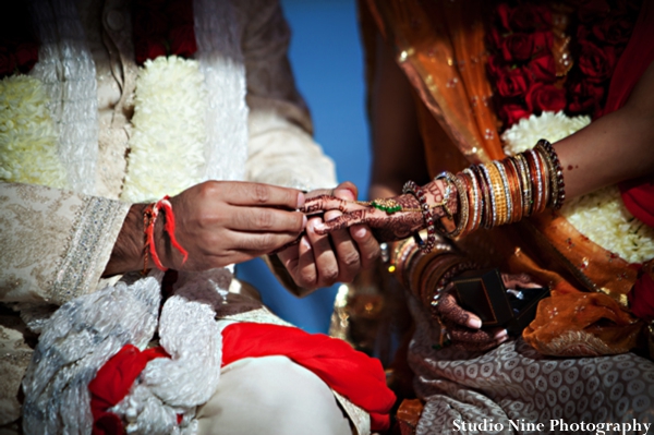 indian-wedding-ceremony-ring-exchange-bride-groom