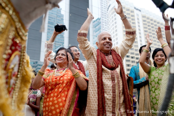 indian wedding baraat street celebration