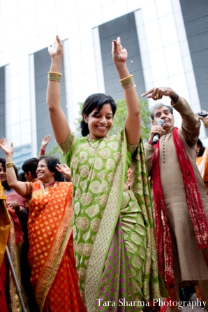 indian wedding baraat street celebration