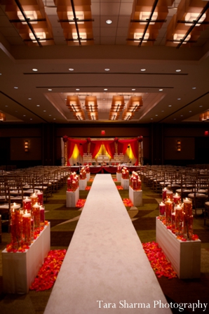 indian wedding traditional ceremony venue lighting