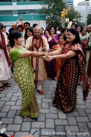 indian wedding baraat street celebration