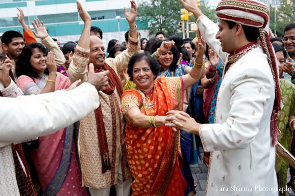 indian wedding baraat street celebration