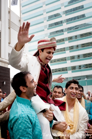 indian wedding baraat street celebration