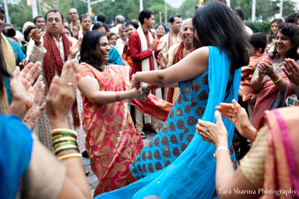 indian wedding baraat street celebration