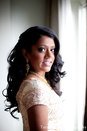 indian wedding reception bridal portrait