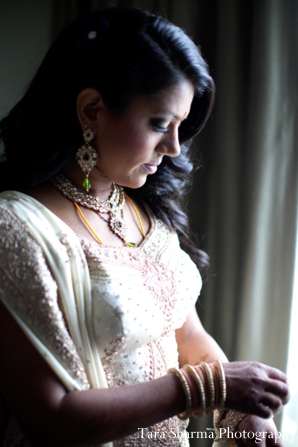 indian wedding reception bridal portrait