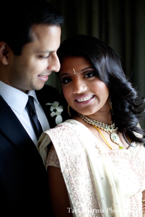 indian wedding reception dress couple portraits