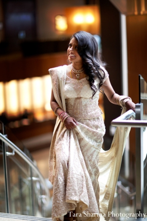 indian wedding bridal portrait reception