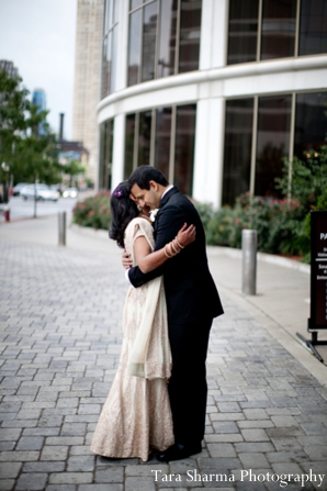 indian wedding reception dress couple portraits