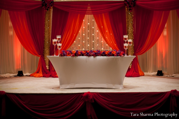 indian wedding reception venue lighting