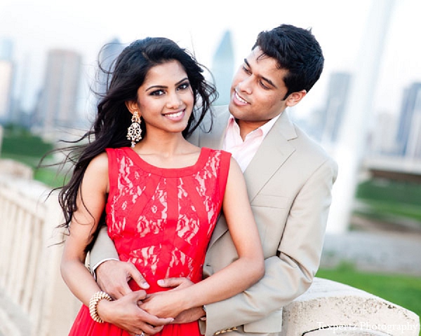 indian engagement portraits outdoor