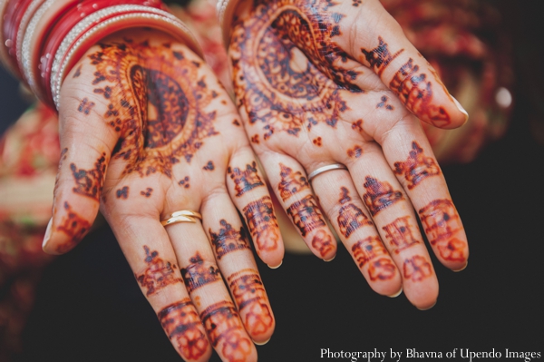 indian wedding getting ready bride detail mehndi