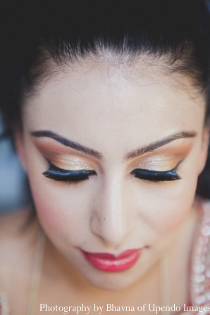 indian wedding getting ready bride