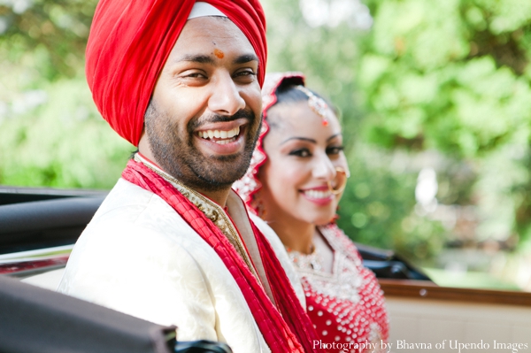 indian wedding portrait bride groom traditional