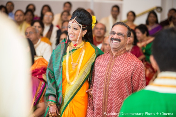 indian wedding ceremony bride family