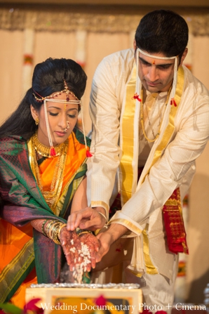 indian wedding ceremony detail traditional bride groom