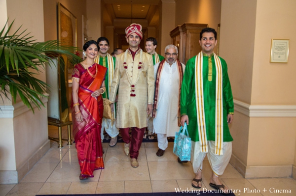 indian wedding getting ready family groom