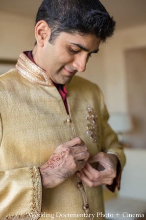 indian wedding getting ready groom traditional