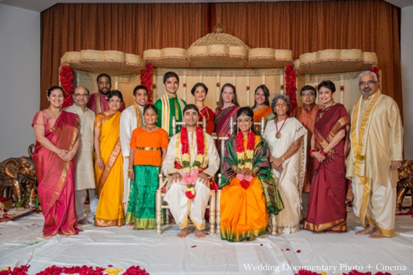 indian wedding portrait ceremony party