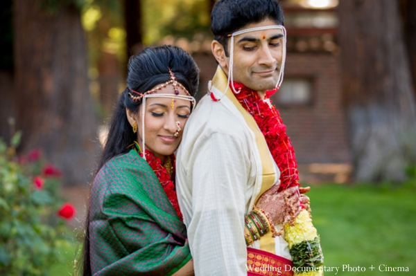 indian wedding portrait traditional bride groom