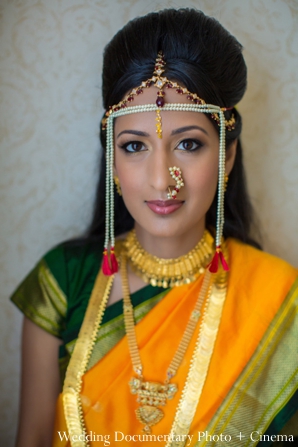 indian wedding portrait traditional bride