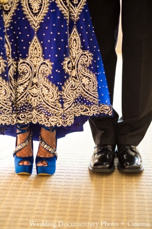 indian wedding reception detail bride groom