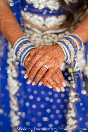 indian wedding reception getting ready bride tikka