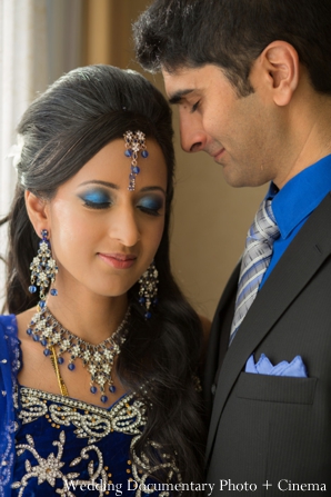 indian wedding reception getting ready groom bride