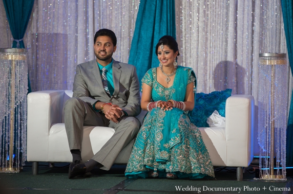 indian wedding bride groom reception