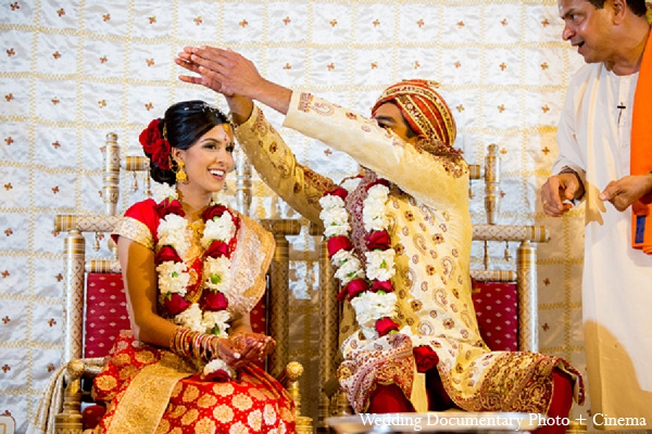 indian wedding bride groom ceremony