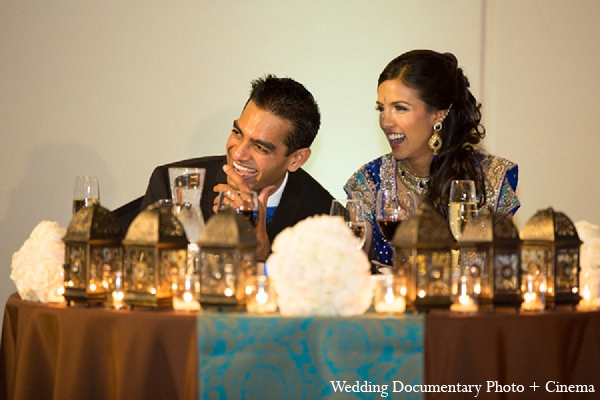 indian wedding bride groom reception