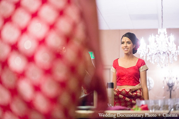 indian wedding getting ready bride