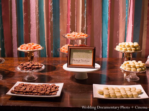 indian wedding dessert table reception