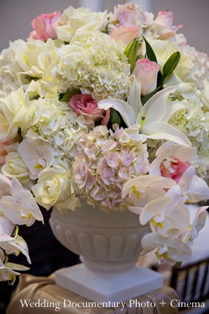 indian wedding floral bouquet ceremony