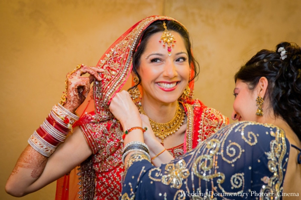 indian-wedding-bride-gets-ready-red-lengha