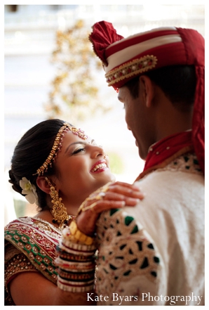 Traditional indian bridal jewelry.