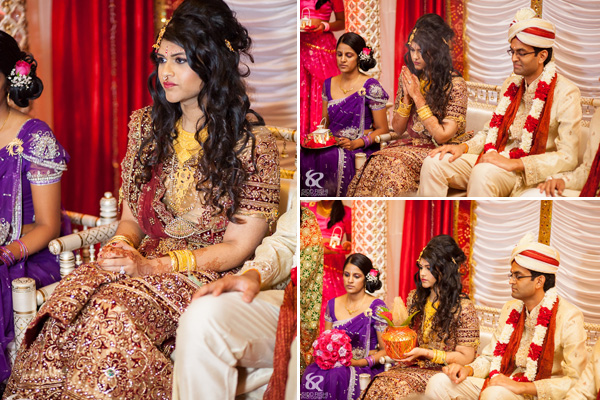 Indian wedding traditions carried out at this Sydney wedding.