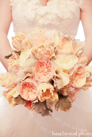 Indian bridal bouquet ideas for a fusion Indian wedding.