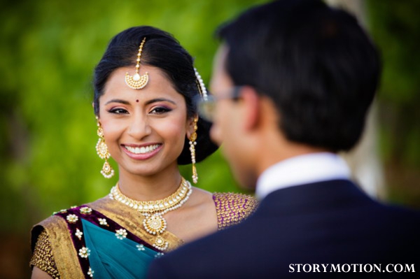 Hair and makeup ideas for indian brides.