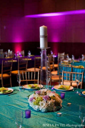 Indian wedding decor ideas for tables at indian wedding reception.