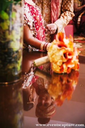 Indian wedding photography with indian bride and groom