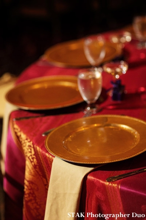 indian wedding reception table setting decor and ideas.