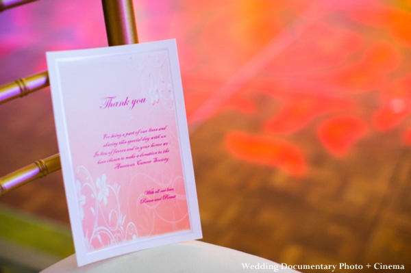 Indian wedding thank you notes for reception guests