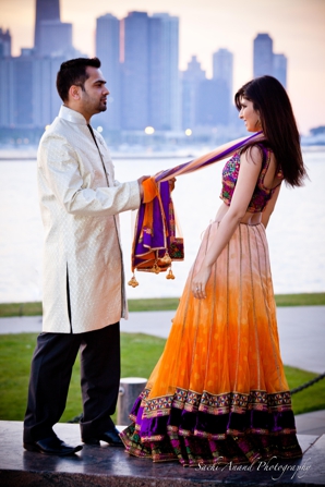 indian-wedding-bride-groom-portrait-outdoors