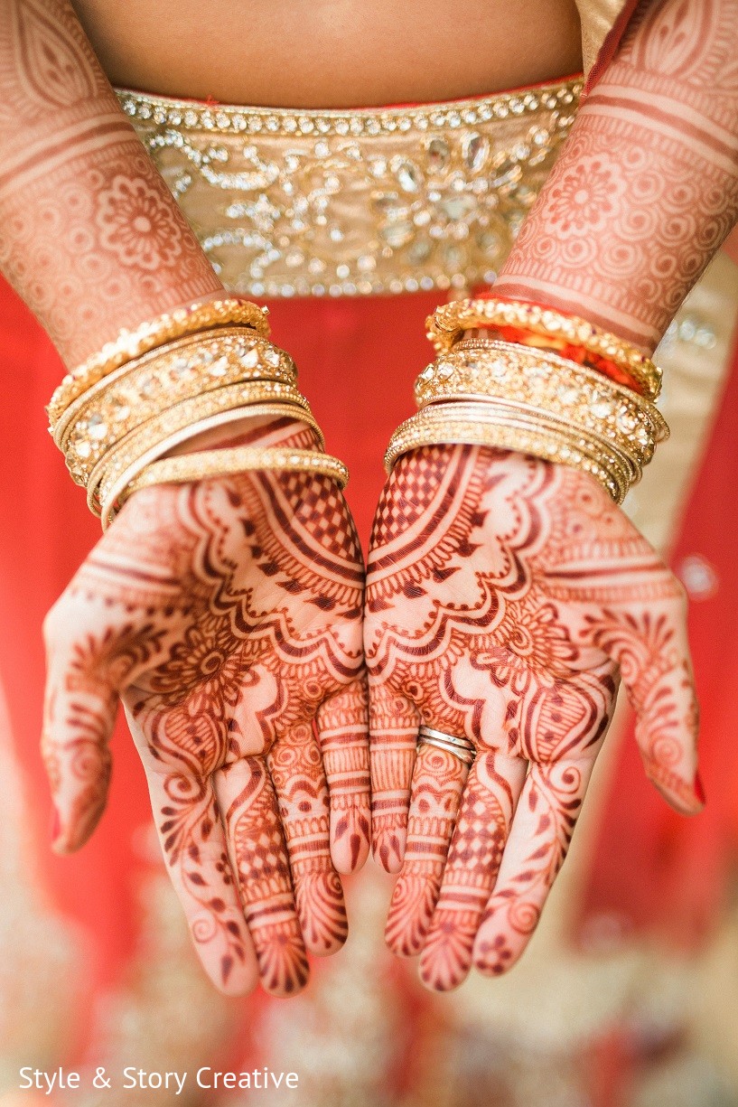 Palm Length Mehendi Design Services at best price in Hyderabad | ID:  19306197697