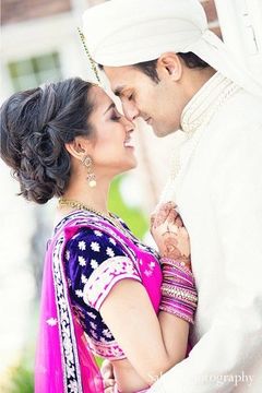 This Indian wedding ceremony kicks off after some lovely portraits. The event is beautiful with bright pinks and soft silvers.